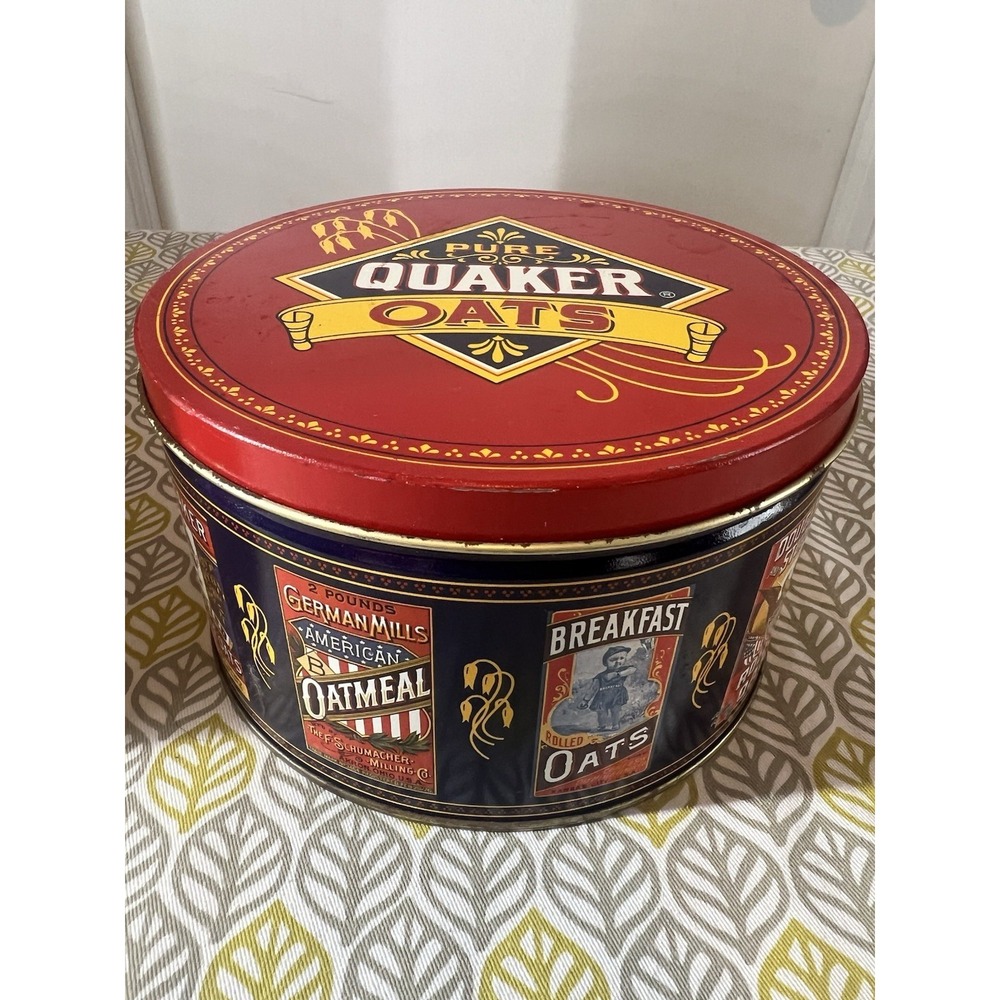 Vintage Quaker Oats Limited Edition Advertising Tin 1983 Original Collectible